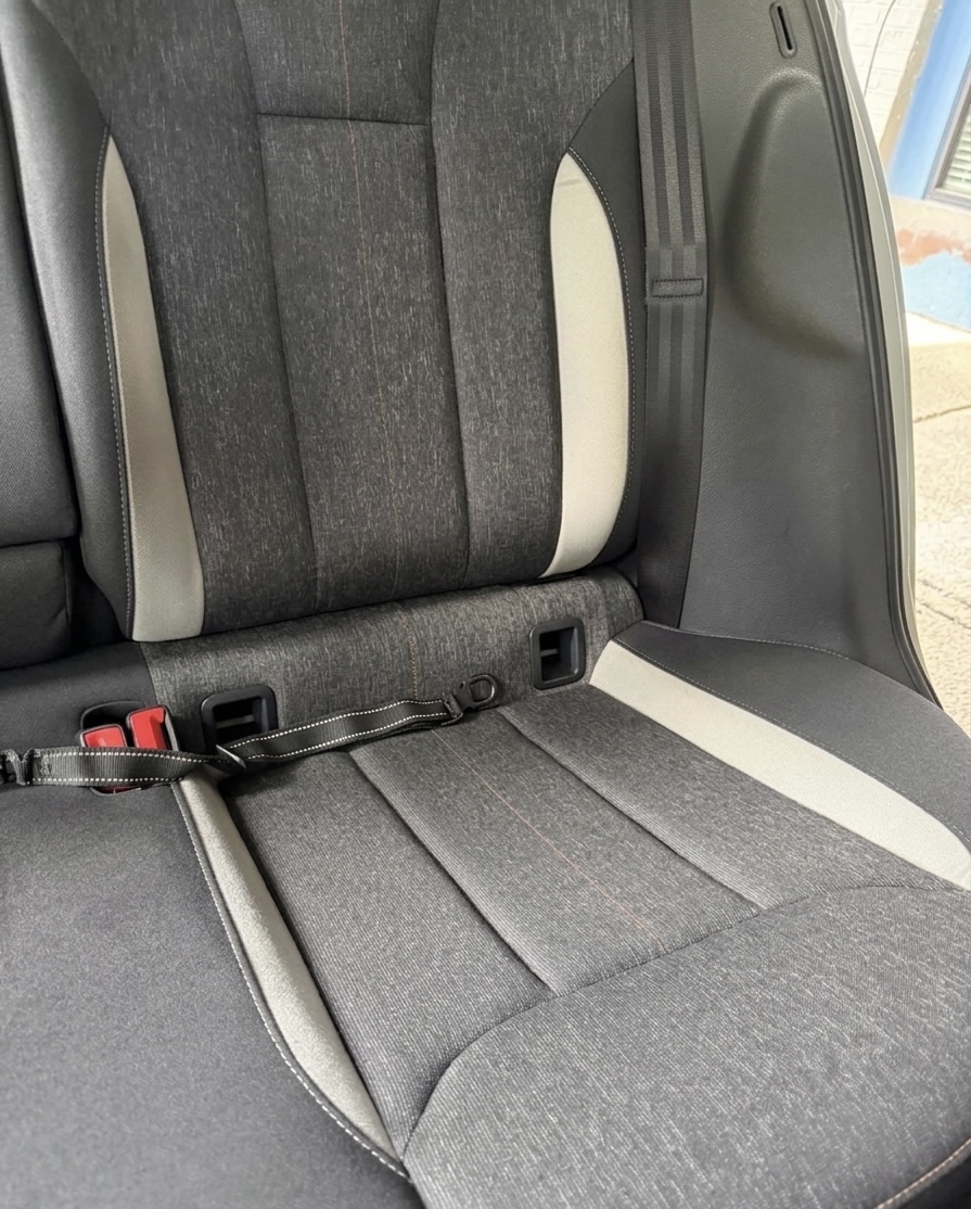 Car interior after Shine Time valet — spotless seats